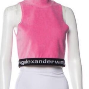 Alexander Wang Vibrant Pink Crop Top